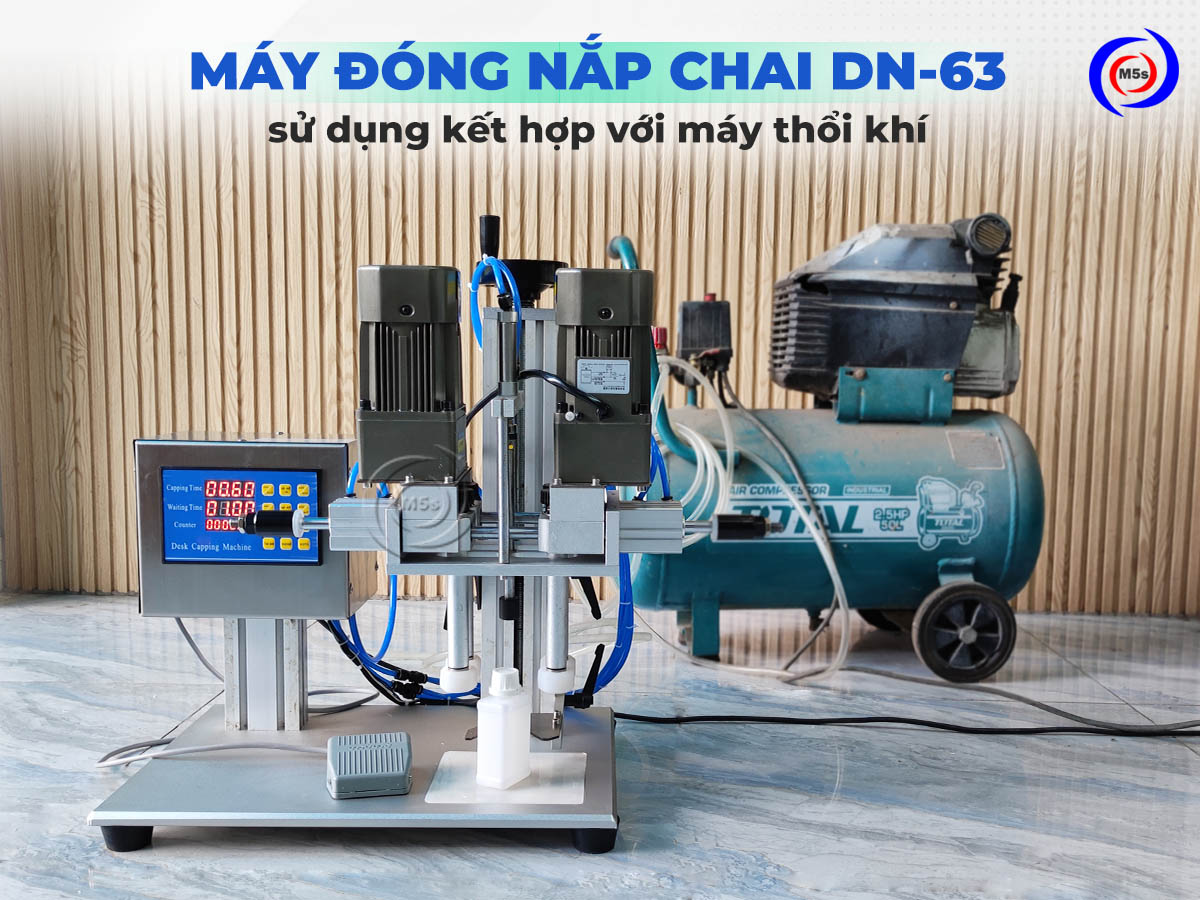 Máy vặn nắp chai DN-63 Máy vặn nắp chai DN-63