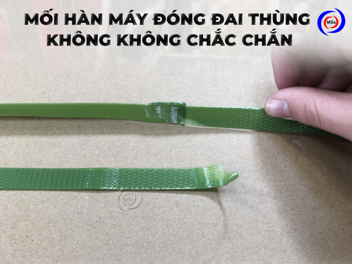 Mối hàn máy siết đai không kết dính, không chắc chắn Mối hàn máy siết đai không kết dính, không chắc chắn