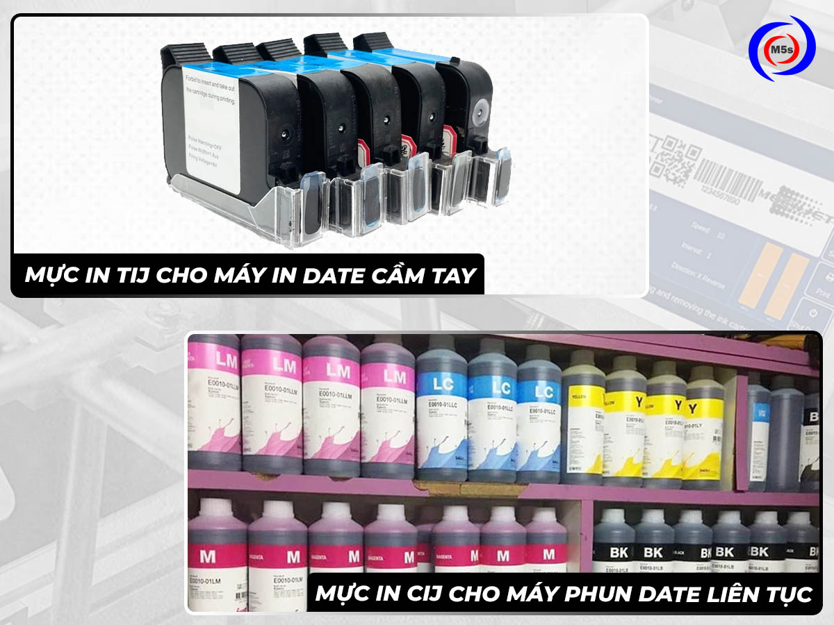 Mực in TIJ và mực in CIJ cho máy in date Mực in TIJ và mực in CIJ cho máy in date