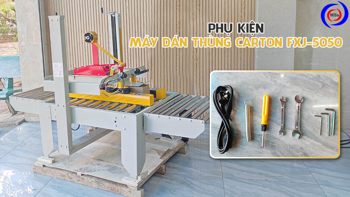 Bộ phụ kiện máy dán băng dính thùng carton FXJ-5050 Bộ phụ kiện máy dán băng dính thùng carton FXJ-5050
