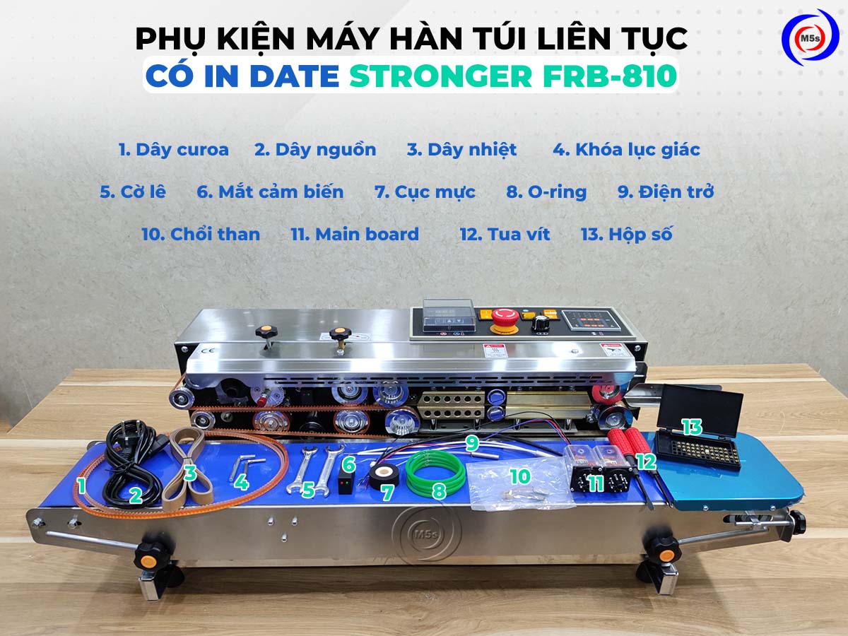 Phụ kiện máy hàn túi có in date Stronger FRB-810 Phụ kiện máy hàn túi có in date Stronger FRB-810