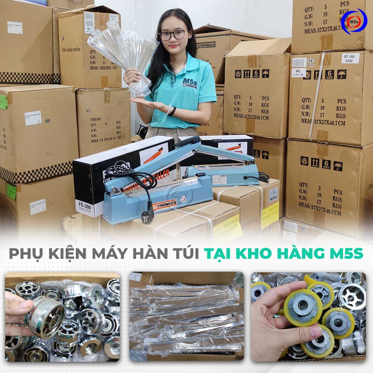 Phụ kiện máy hàn miệng túi chính hãng tại Thiết Bị M5s Phụ kiện máy hàn miệng túi chính hãng tại Thiết Bị M5s