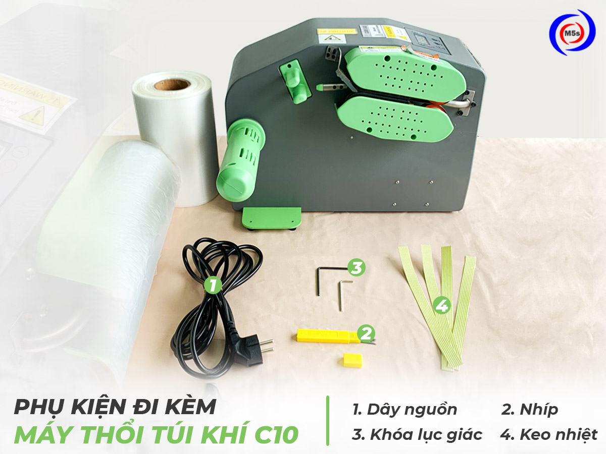 Phụ kiện máy thổi túi khí C10 Phụ kiện máy thổi túi khí C10