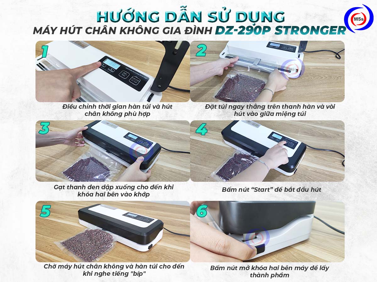 Hướng dẫ sử dụng máy hút chân không mini gia đình Hướng dẫ sử dụng máy hút chân không mini gia đình