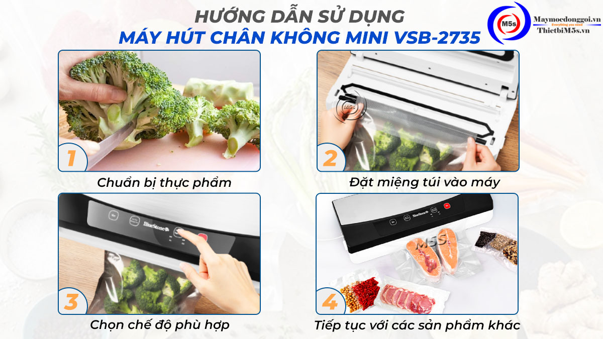 Hướng dẫn sử dụng máy hút chân không VSB-2735 Hướng dẫn sử dụng máy hút chân không VSB-2735