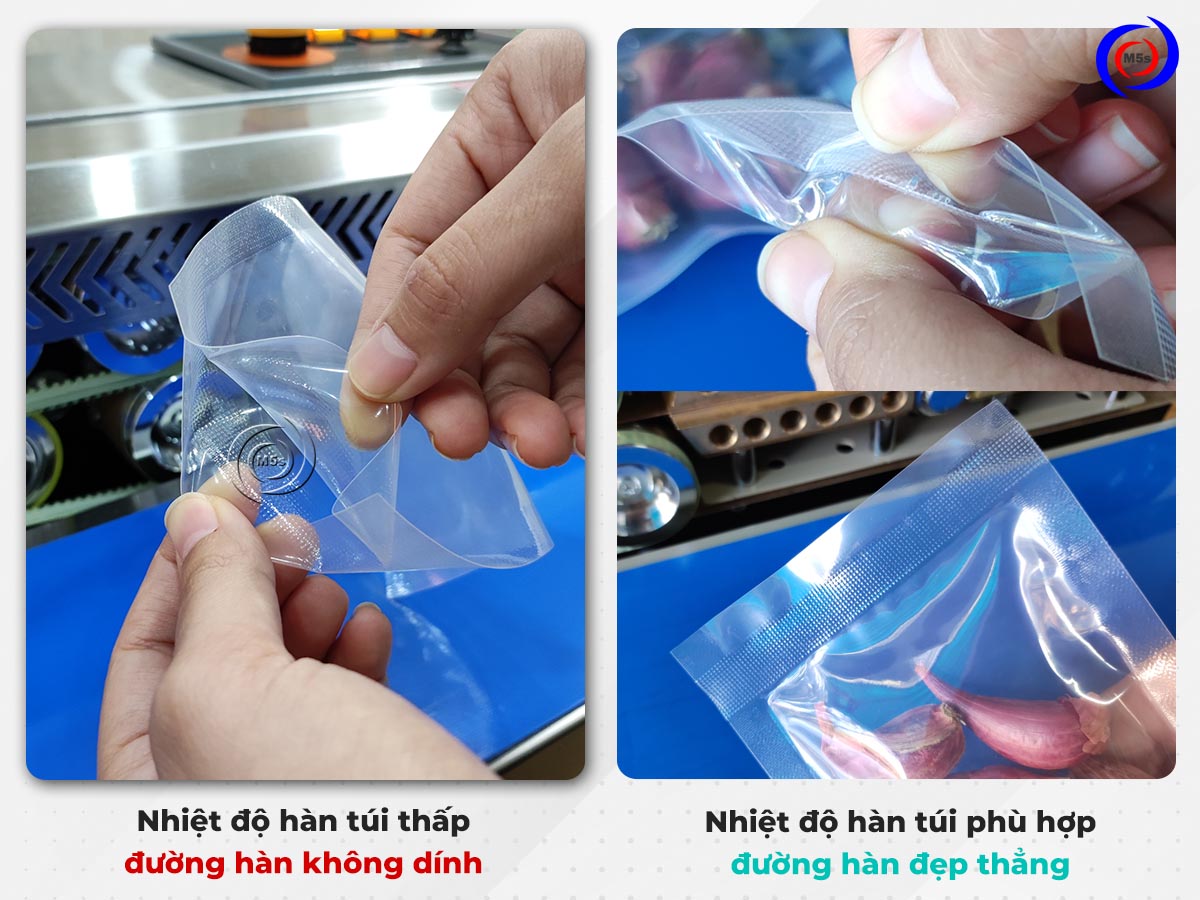 Chất lượng đường hàn miệng túi Chất lượng đường hàn miệng túi