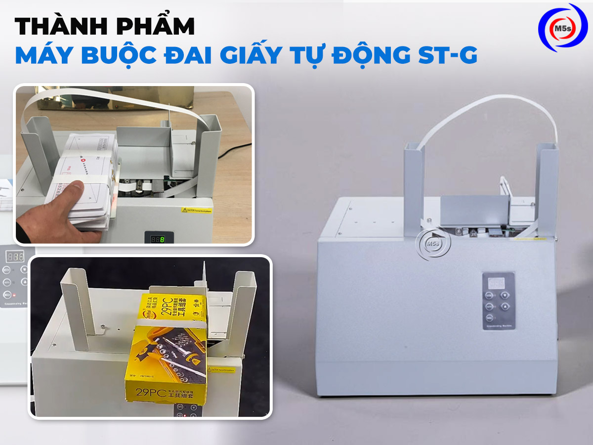 Thành phẩm máy buộc tiền mặt tự động ST-G Thành phẩm máy buộc tiền mặt tự động ST-G
