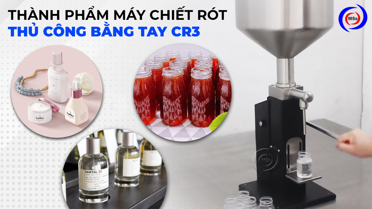 thành phẩm máy chiết rót bằng tay CR3 thành phẩm máy chiết rót bằng tay CR3