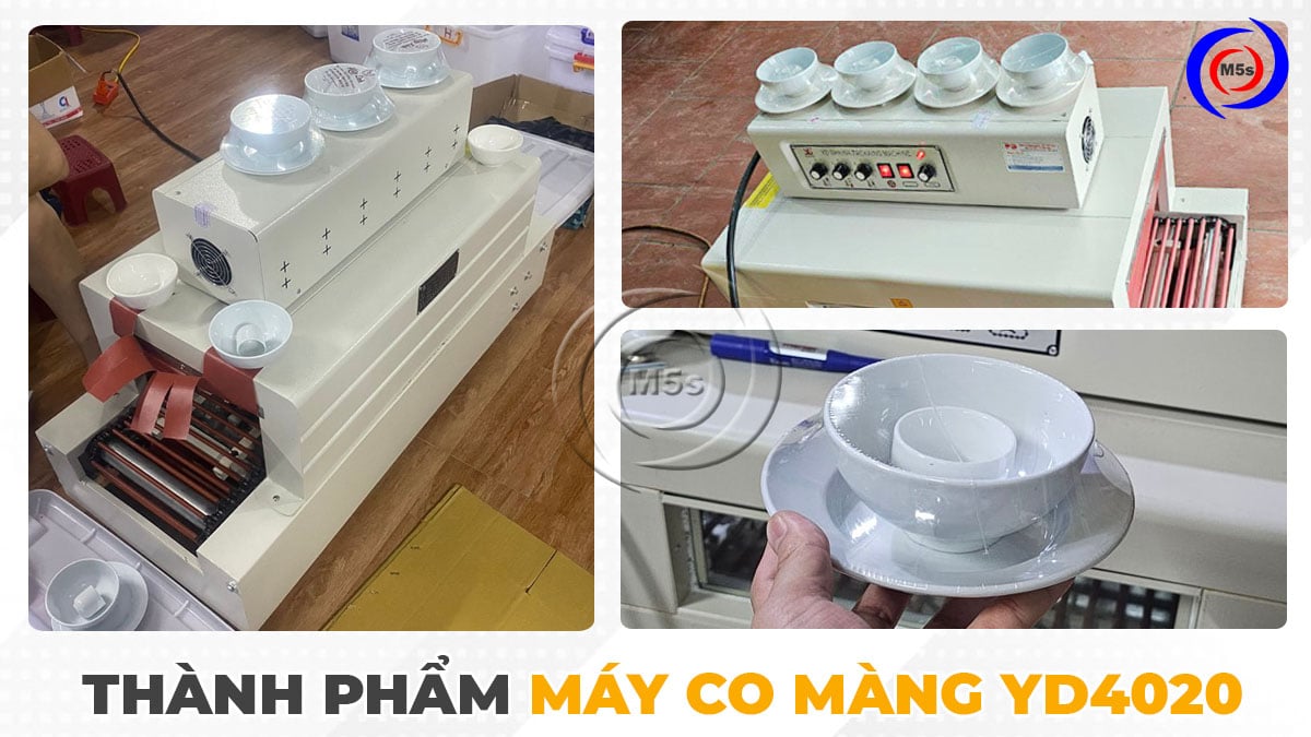 Máy co màng chén đĩa YD4020 Máy co màng chén đĩa YD4020