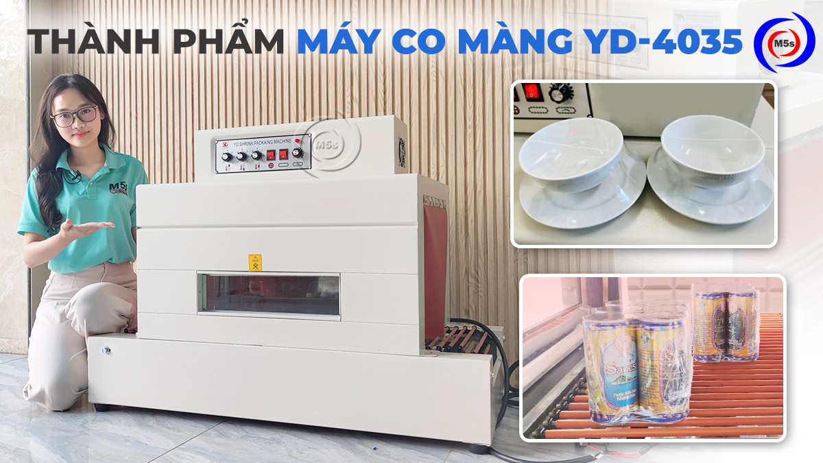 Thành phẩm máy co màng YD-4035 Thành phẩm máy co màng YD-4035