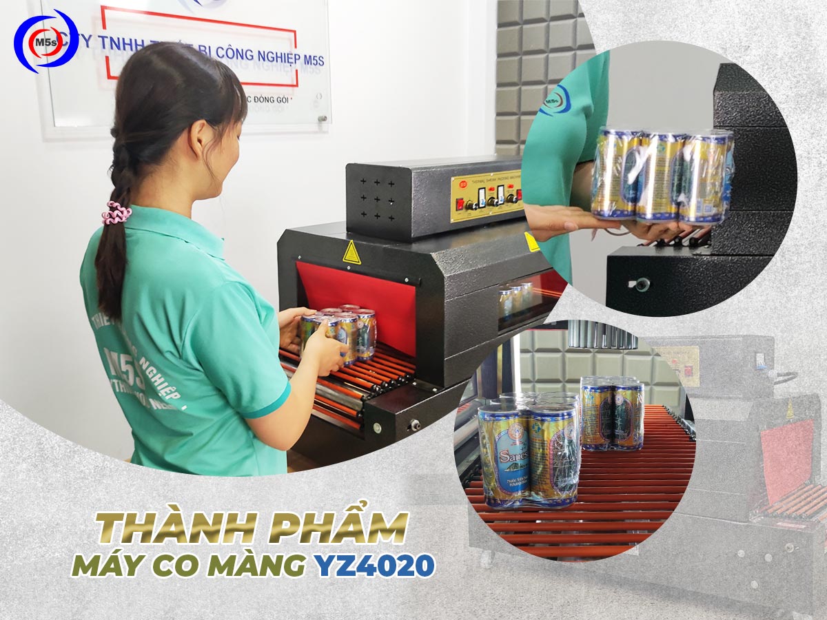 Ứng dụng của máy co màng Ứng dụng của máy co màng