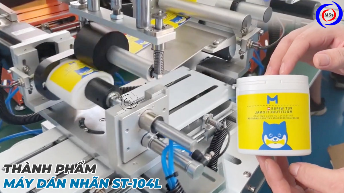Máy dán nhãn 2 mặt ST-104L định vị chính xác Máy dán nhãn 2 mặt ST-104L định vị chính xác