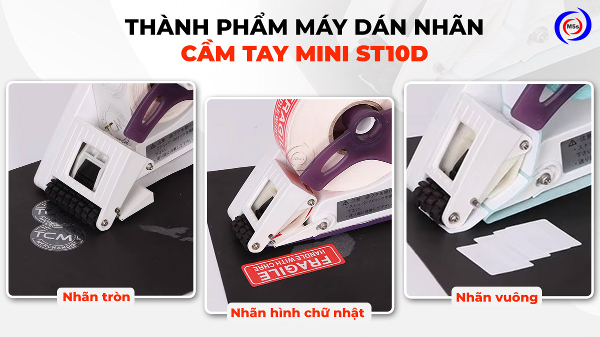 Thành phẩm máy dán nhãn cầm tay mini ST10D Thành phẩm máy dán nhãn cầm tay mini ST10D
