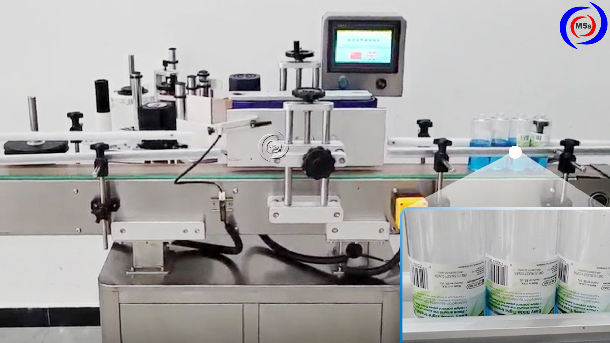 máy dán nhãn chai tròn tự động ST-300A máy dán nhãn chai tròn tự động ST-300A