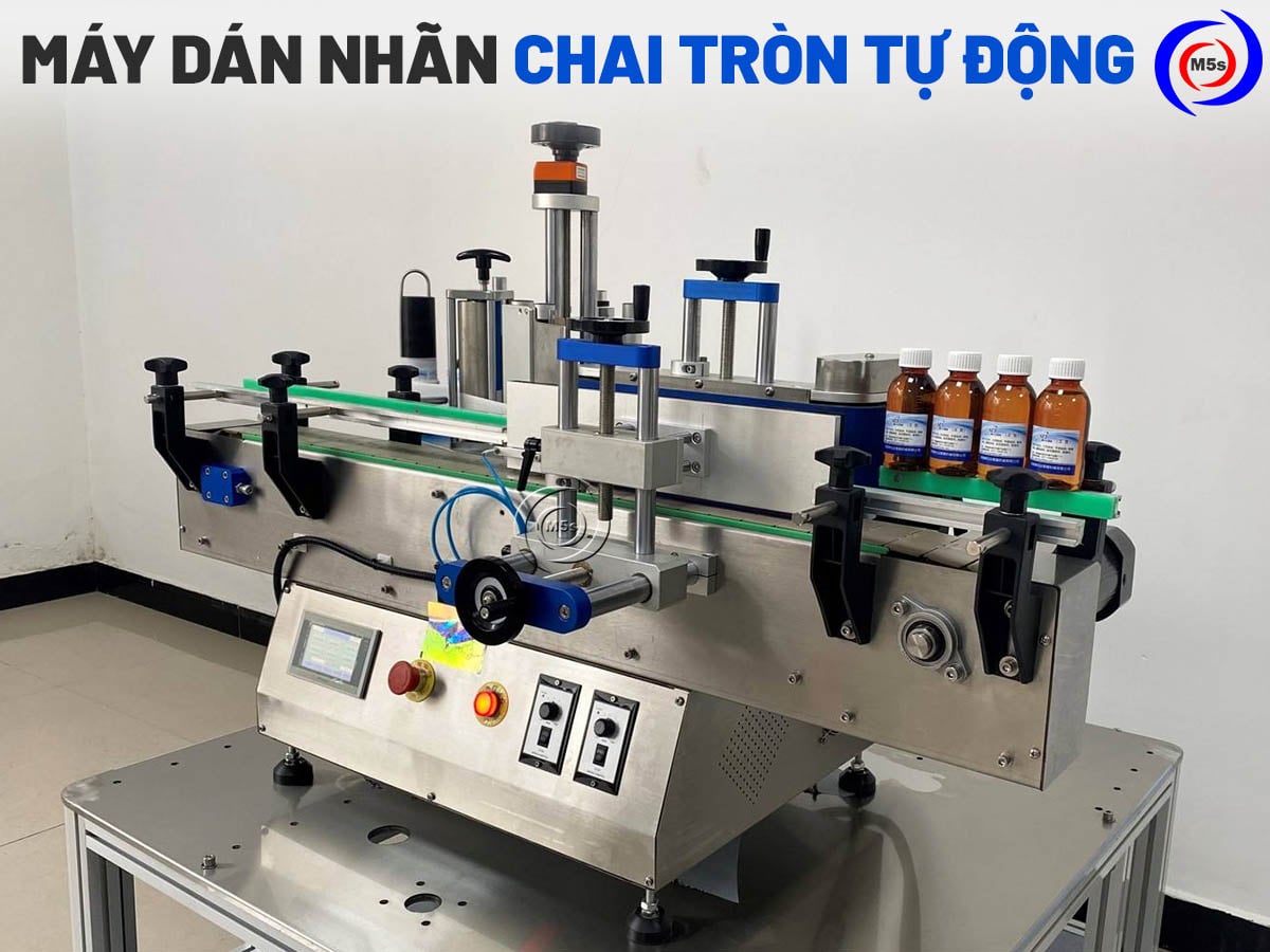 máy dán nhãn chai tròn máy dán nhãn chai tròn