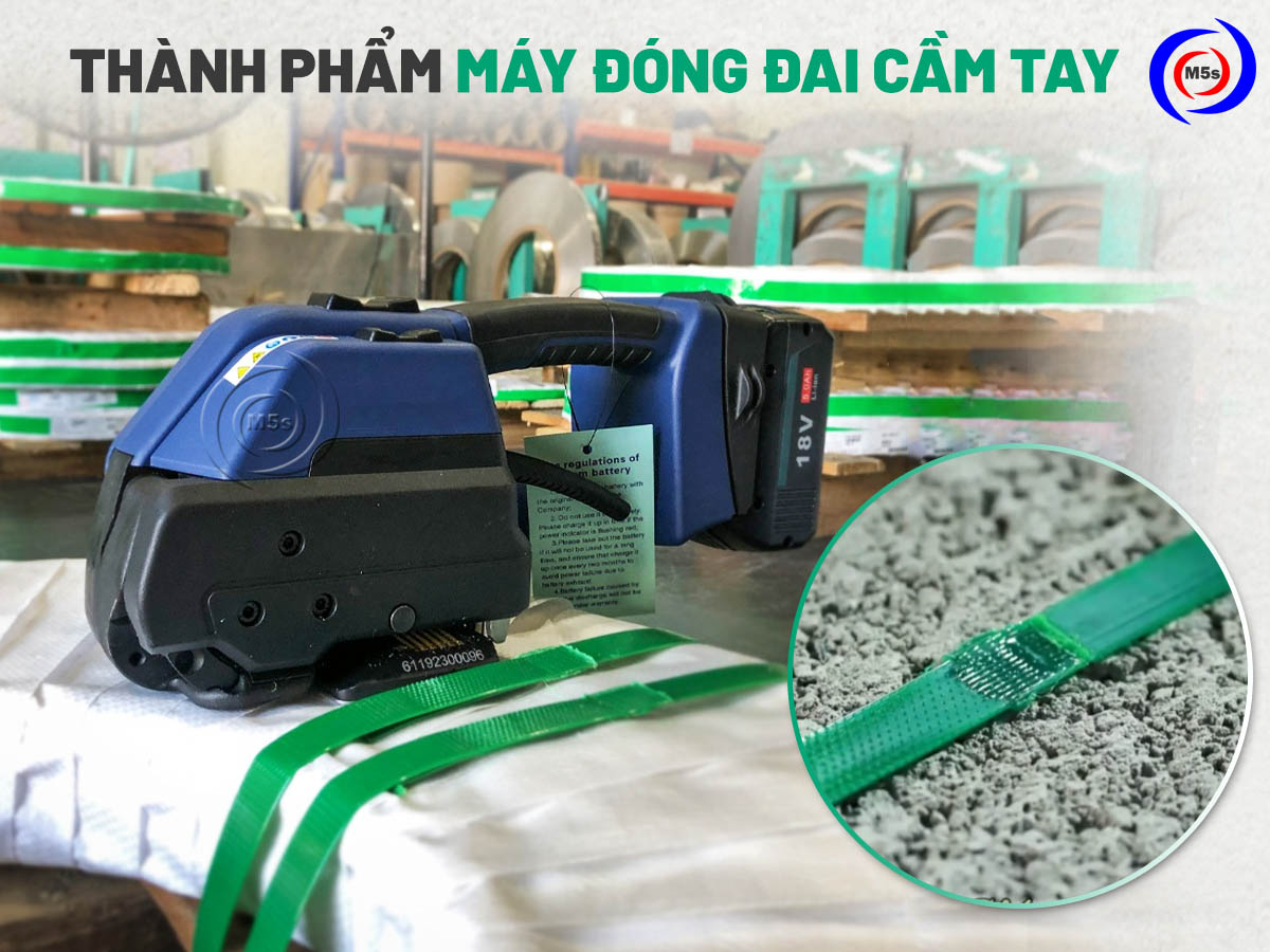 Thành phẩm máy đóng đai cầm tay Thành phẩm máy đóng đai cầm tay