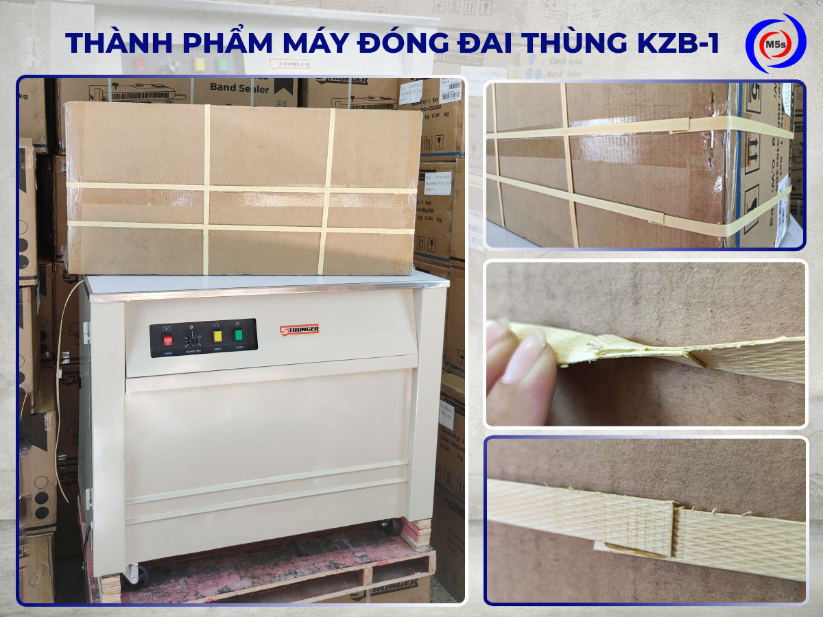 Máy đóng đai thùng bán tự động KZB-1 Máy đóng đai thùng bán tự động KZB-1