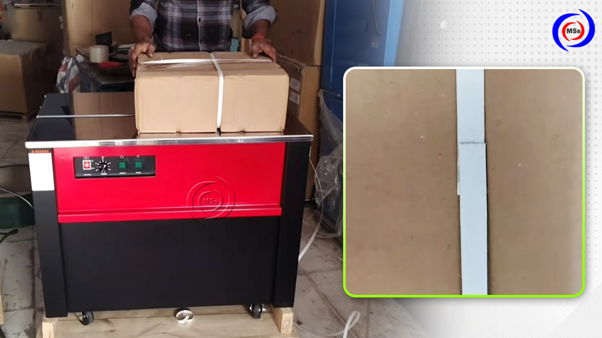 Thành phẩm đóng đai máy đóng đai thùng thương hiệu Chali Thành phẩm đóng đai máy đóng đai thùng thương hiệu Chali