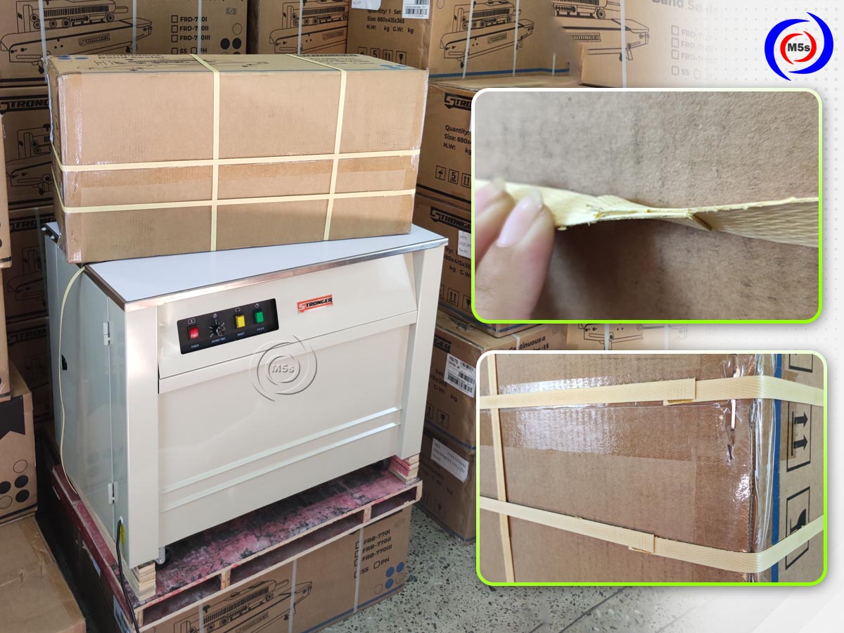 Thành phẩm đóng đai máy đóng đai thùng Stronger Thành phẩm đóng đai máy đóng đai thùng Stronger