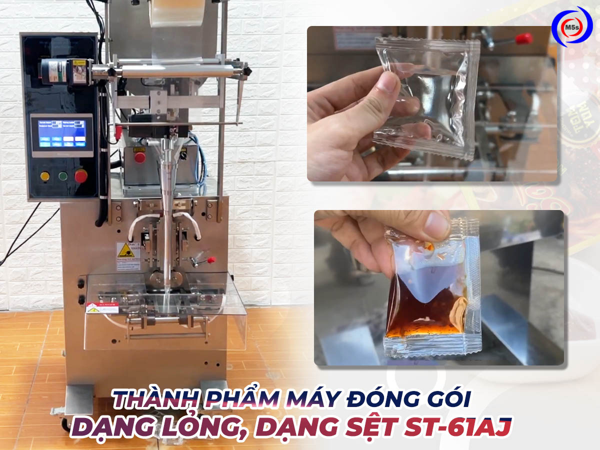 máy đóng gói bao bì dạng lỏng, dạng sệt ST-61AJ máy đóng gói bao bì dạng lỏng, dạng sệt ST-61AJ