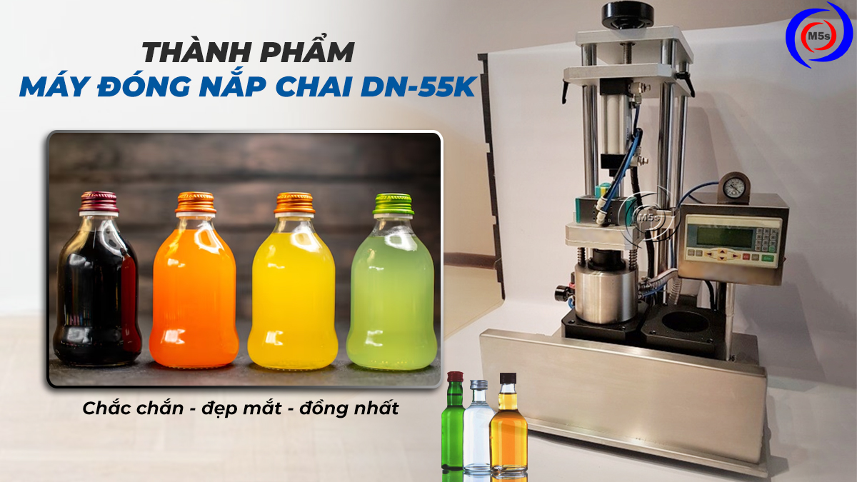 thành phẩm máy đóng nắp chai DN-55K thành phẩm máy đóng nắp chai DN-55K