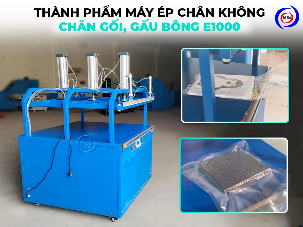 máy ép hút chân không chăn gối, gấu bông E1000 máy ép hút chân không chăn gối, gấu bông E1000