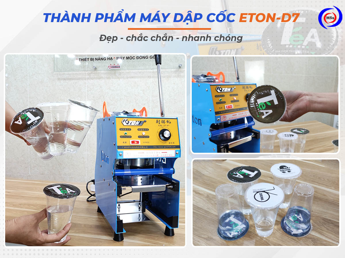 Thành phẩm máy dập cốc Eton D7 Thành phẩm máy dập cốc Eton D7