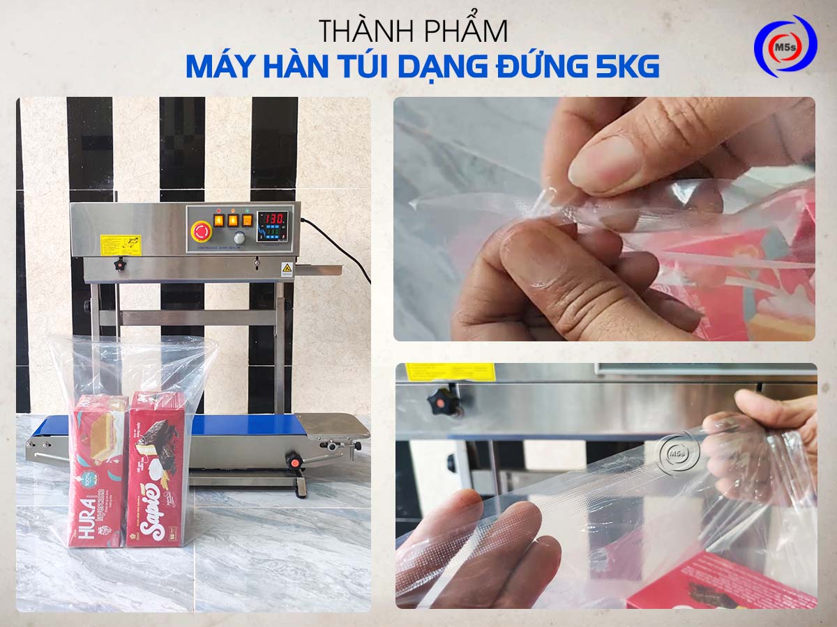 Máy hàn miệng túi dạng đứng 5kg FRB-770ID Stronger Máy hàn miệng túi dạng đứng 5kg FRB-770ID Stronger