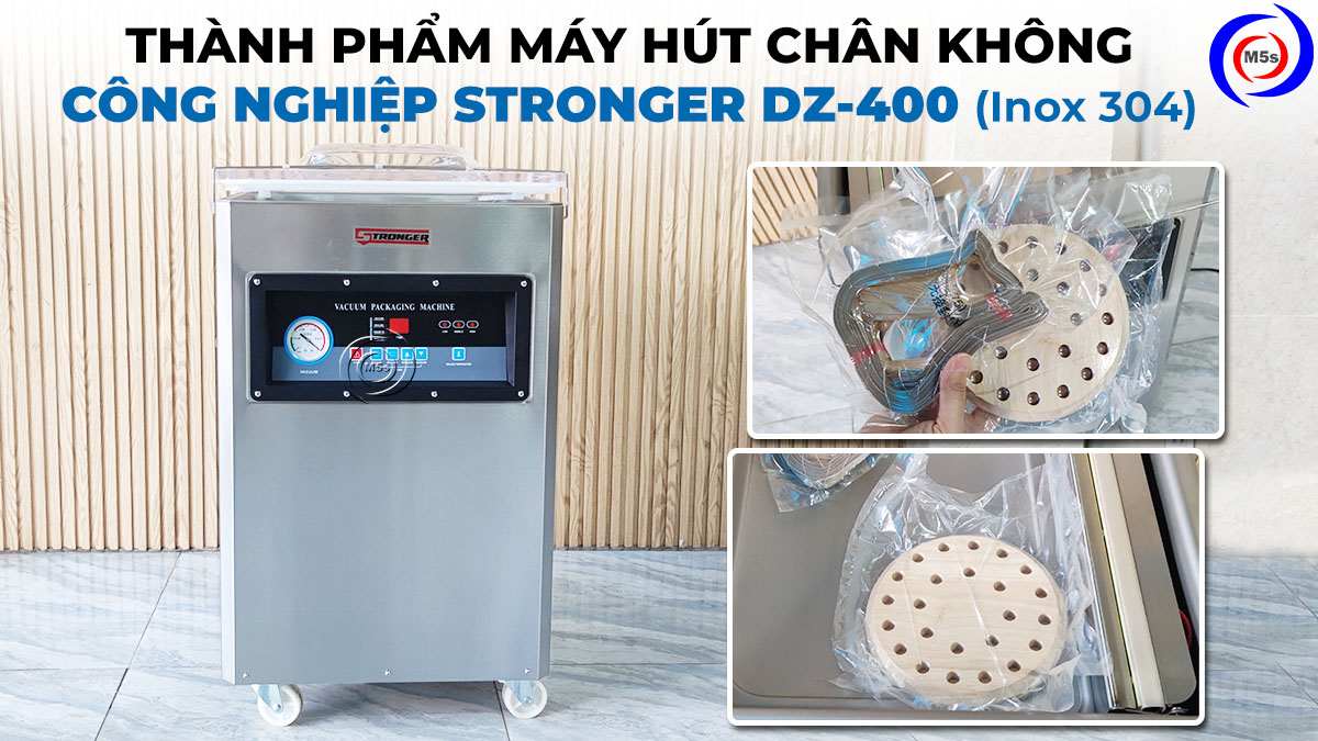 Thành phẩm của máy hút chân không Stronger inox 304 Thành phẩm của máy hút chân không Stronger inox 304