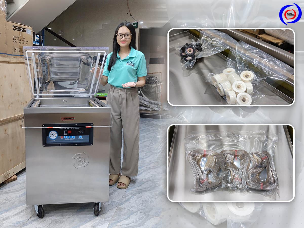 máy hút chân không Stronger DZ-600 inox 201 tại kho M5s máy hút chân không Stronger DZ-600 inox 201 tại kho M5s