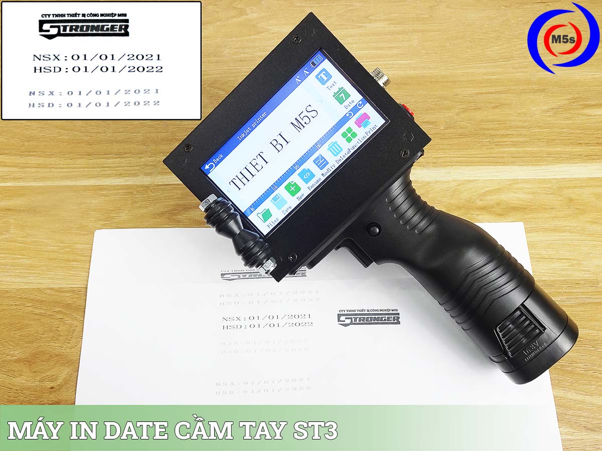 Máy in date cầm tay ST3 Máy in date cầm tay ST3