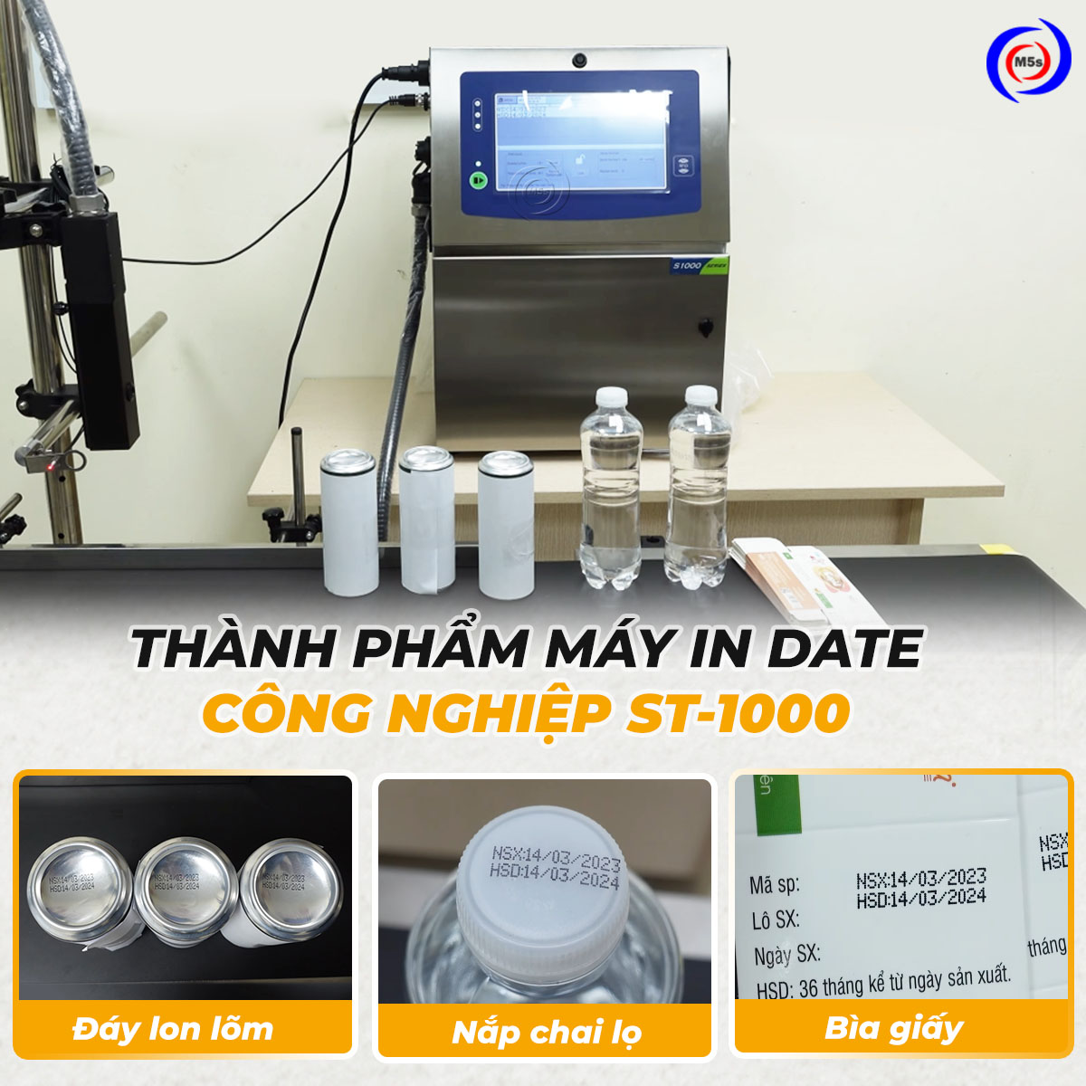 Thành phẩm áy phun date công nghiệp ST-1000 Thành phẩm áy phun date công nghiệp ST-1000