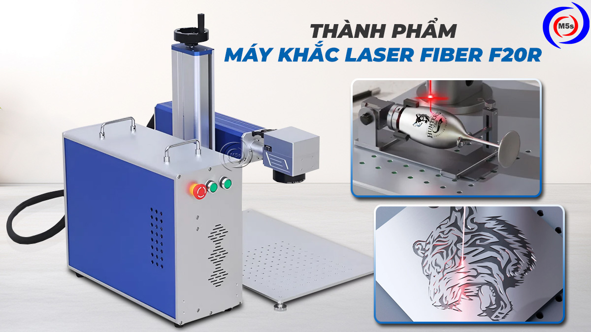 Thành phẩm của máy khắc laser Fiber để bàn F20R Thành phẩm của máy khắc laser Fiber để bàn F20R