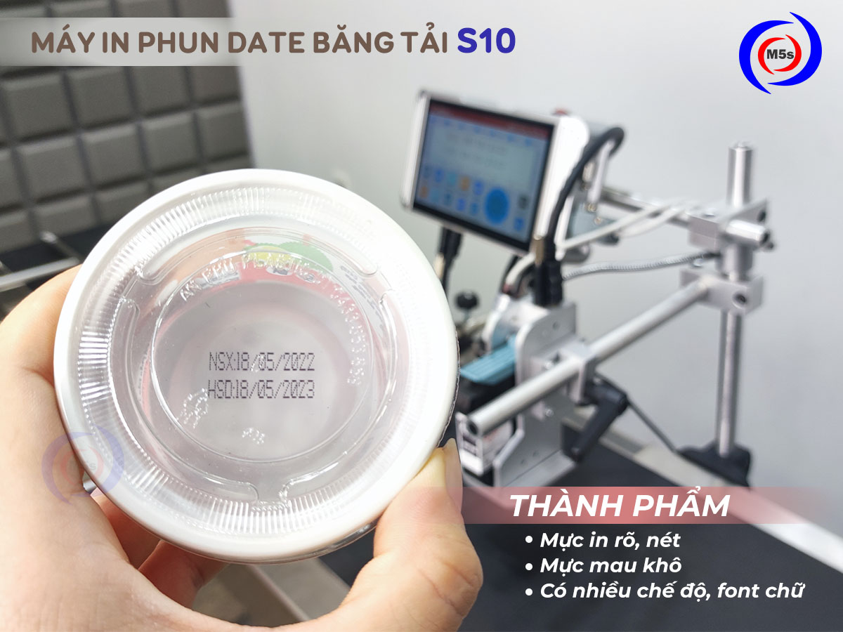 Máy in phun date băng tải S10 Máy in phun date băng tải S10