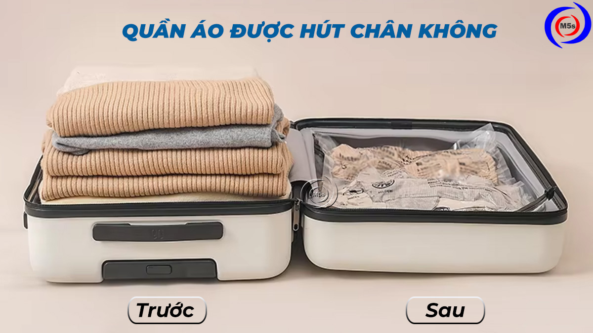 Quần áo được hút chân không Quần áo được hút chân không