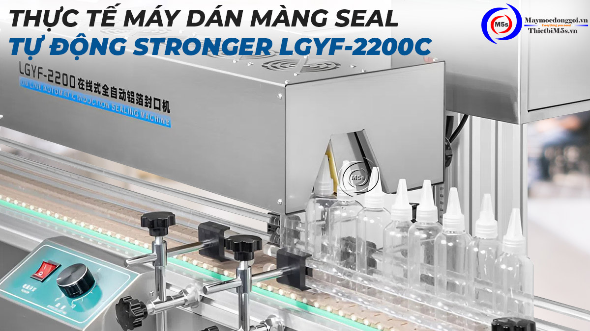 Máy dán màng seal tự động stronger lgyf-2200c Máy dán màng seal tự động stronger lgyf-2200c