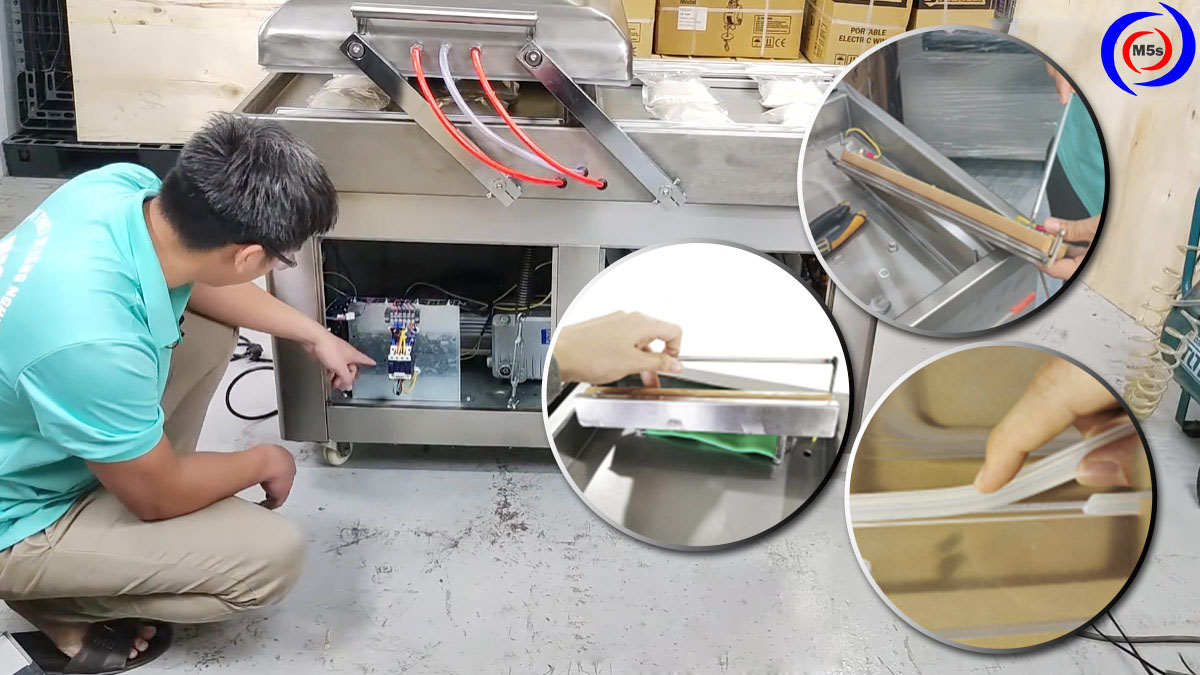 Nhân viên kỹ thuật M5s thay thế phụ kiện cho khách hàng Nhân viên kỹ thuật M5s thay thế phụ kiện cho khách hàng