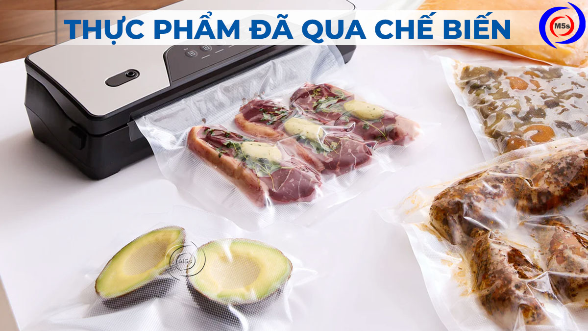 Hút chân không thực phẩm đã qua chế biến Hút chân không thực phẩm đã qua chế biến
