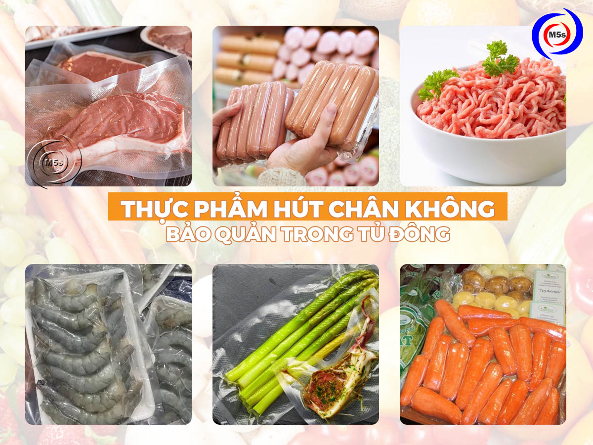 Thực phẩm hút chân không bảo quản tủ đông Thực phẩm hút chân không bảo quản tủ đông