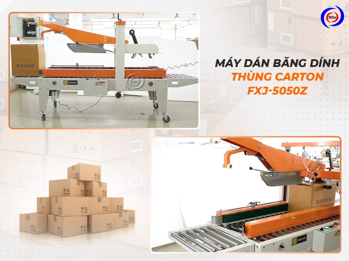 Máy dán keo thùng carton FXJ-5050Z Máy dán keo thùng carton FXJ-5050Z