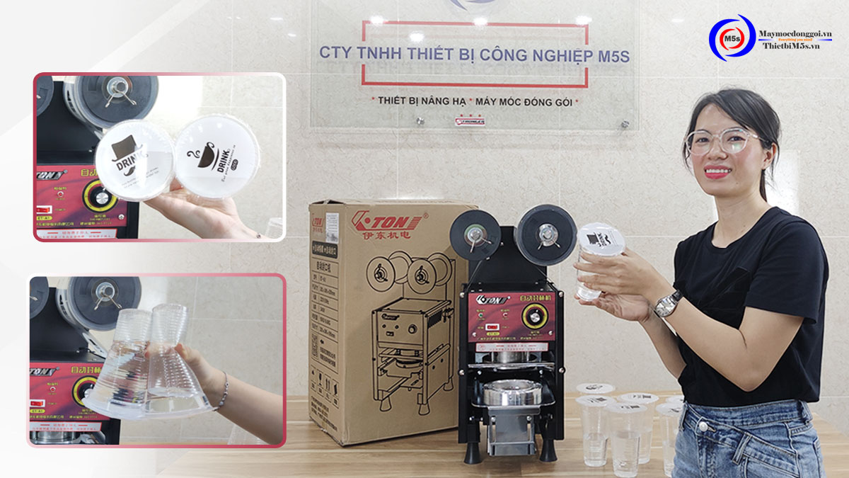 Máy dập cốc trà sữa ETON ET-A1 Máy dập cốc trà sữa ETON ET-A1