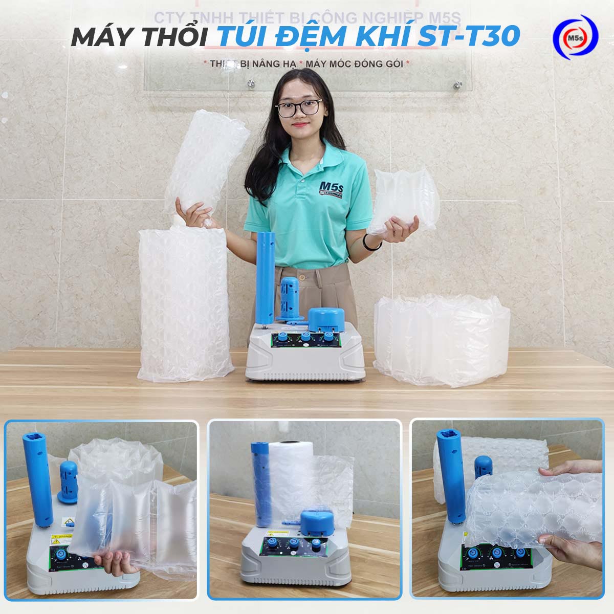 Máy thổi túi đệm khí ST-T30 Máy thổi túi đệm khí ST-T30