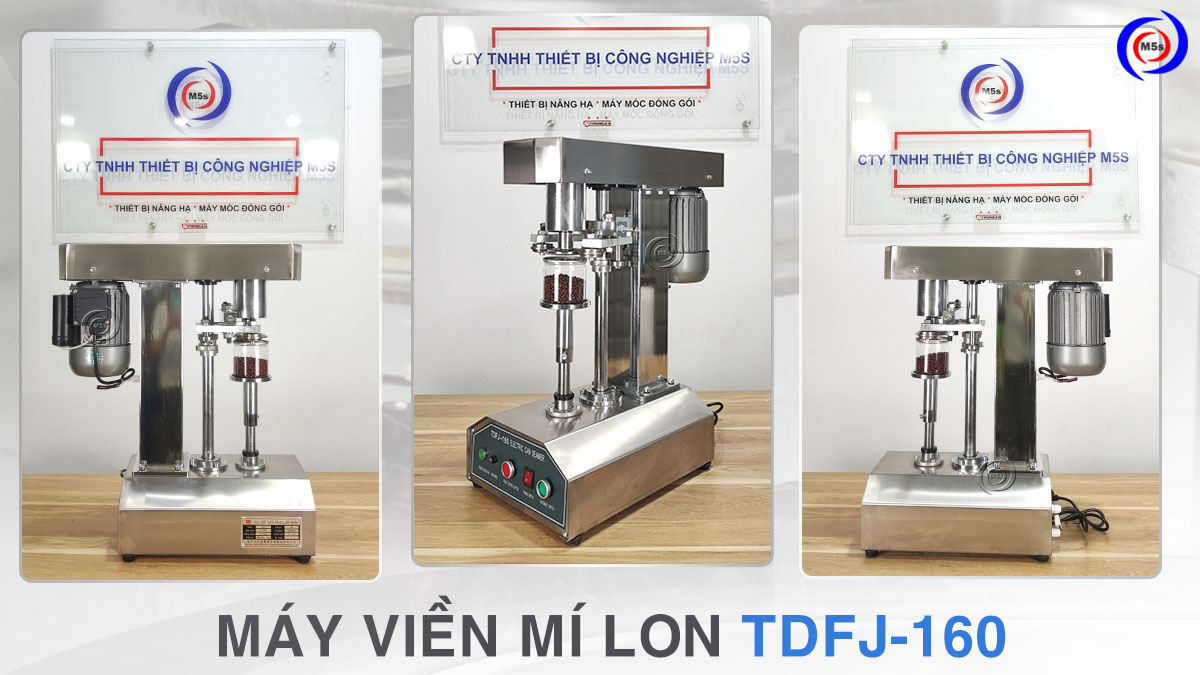 Máy viền mí lon TDFJ-160 tại công ty M5s Máy viền mí lon TDFJ-160 tại công ty M5s