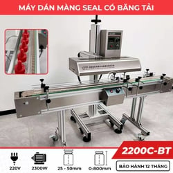 Máy dán màng seal băng tải tự động 2200C-BT