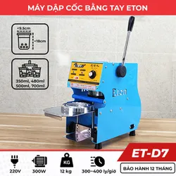 Máy đóng nắp ly bằng tay ETON ET-D7