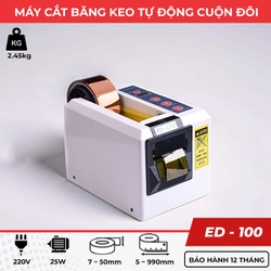 Máy cắt băng dính tự động cuộn đôi ED-100