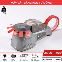 Máy cắt băng keo dạng đĩa xoay ZCUT-870