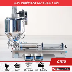 Máy chiết rót khí nén CR10 (có bồn gia nhiệt, cánh khuấy) 