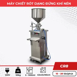 Máy chiết rót dạng đứng bán tự động CR8