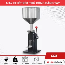 Máy chiết rót thủ công gạt tay CR3